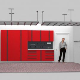 Red Cabinets Garage Shreveport